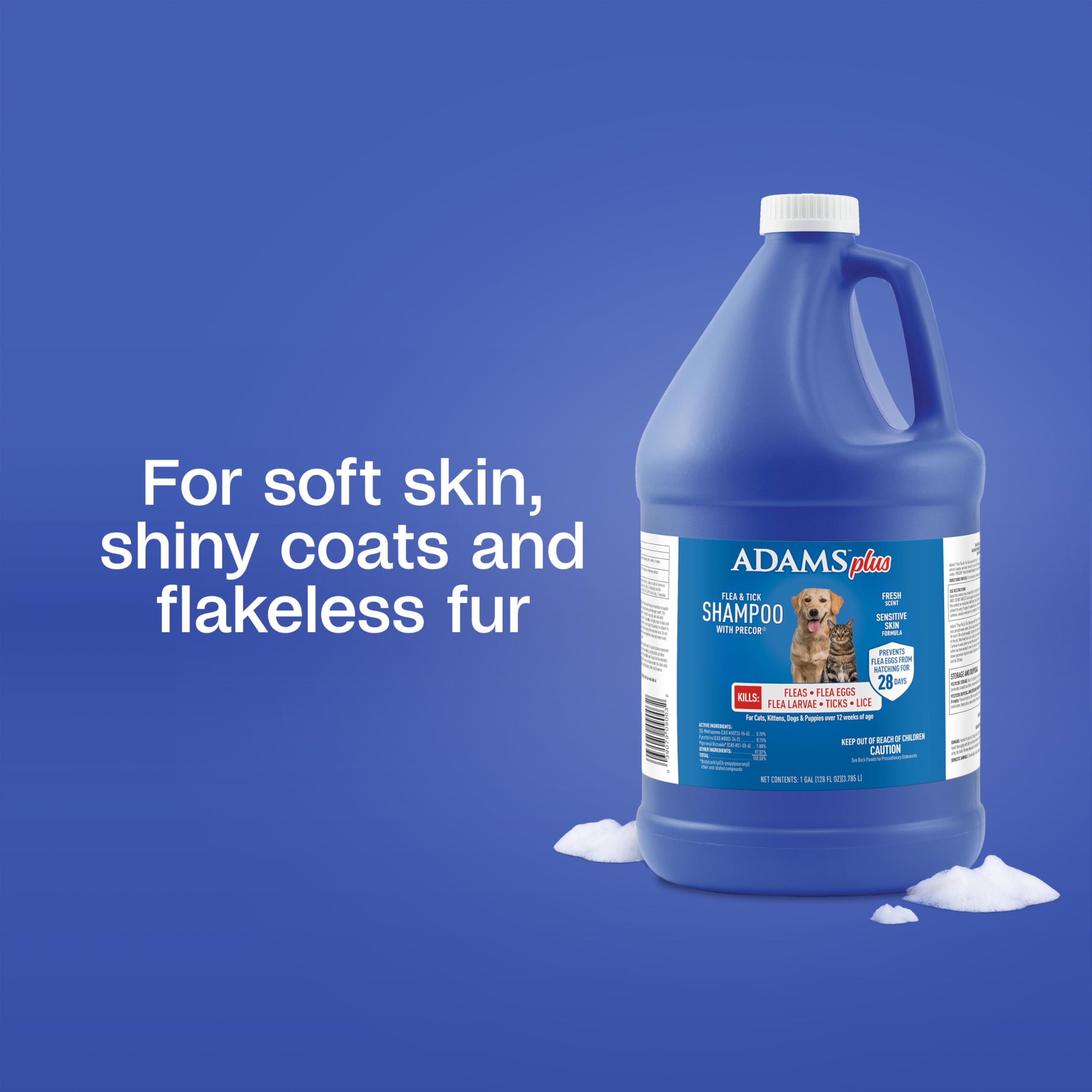 Measuring dose with ADAMS Plus shown for easy use on pets