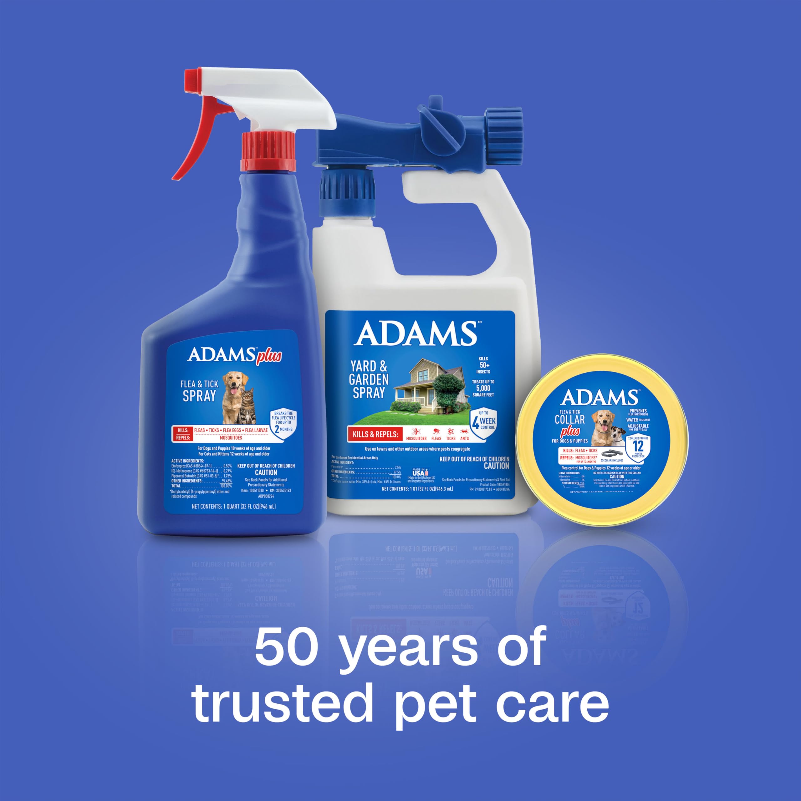 ADAMS Plus Flea & Tick Spray helps repel mosquitoes during outdoor play