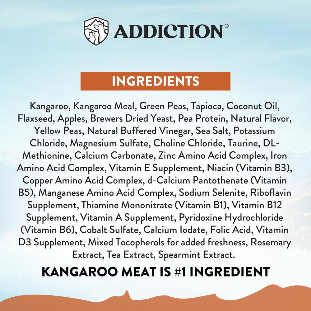Fiber-rich apples shown as part of Addiction Wild Kangaroo & Apples diet
