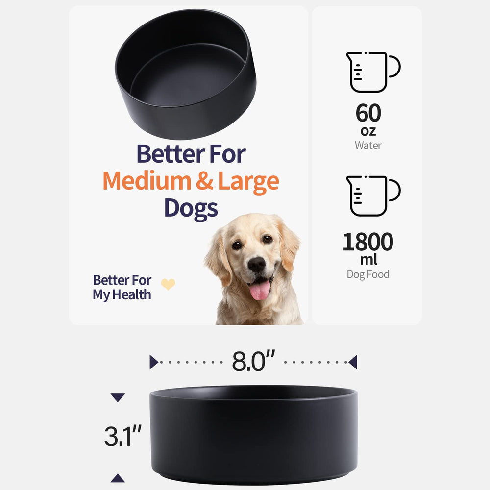 Addogyy Heavy-weight non-slip dog bowl keeps bowls steady during feeding