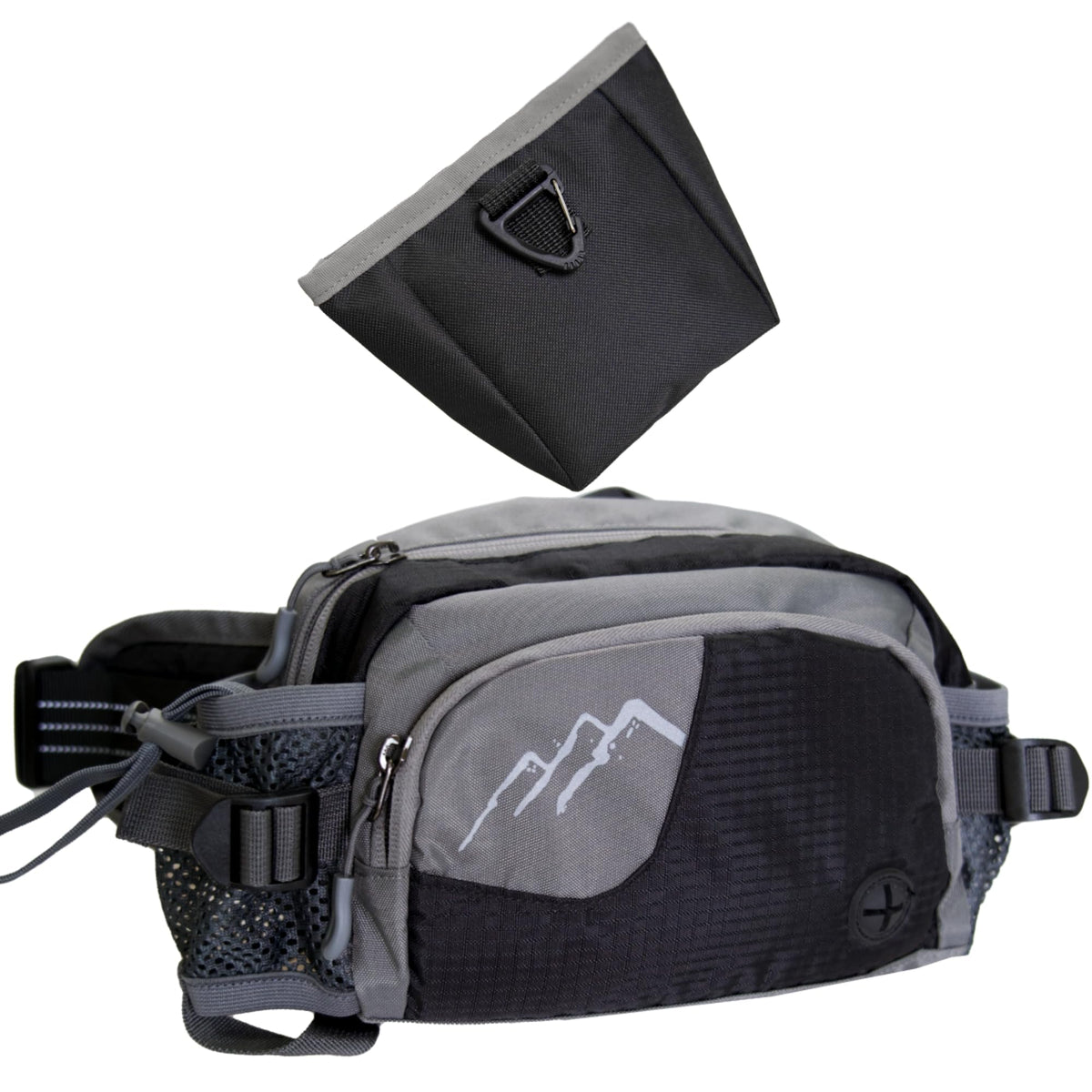 Adeerus dog-walking-fanny-pack worn for hands-free control during daily strolls.