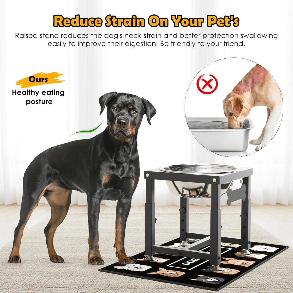 ADENGL 0.8-gallon capacity water bowl reduces refills for busy households.