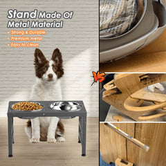 ADENGL stand with non-slip feet stays steady during meals.