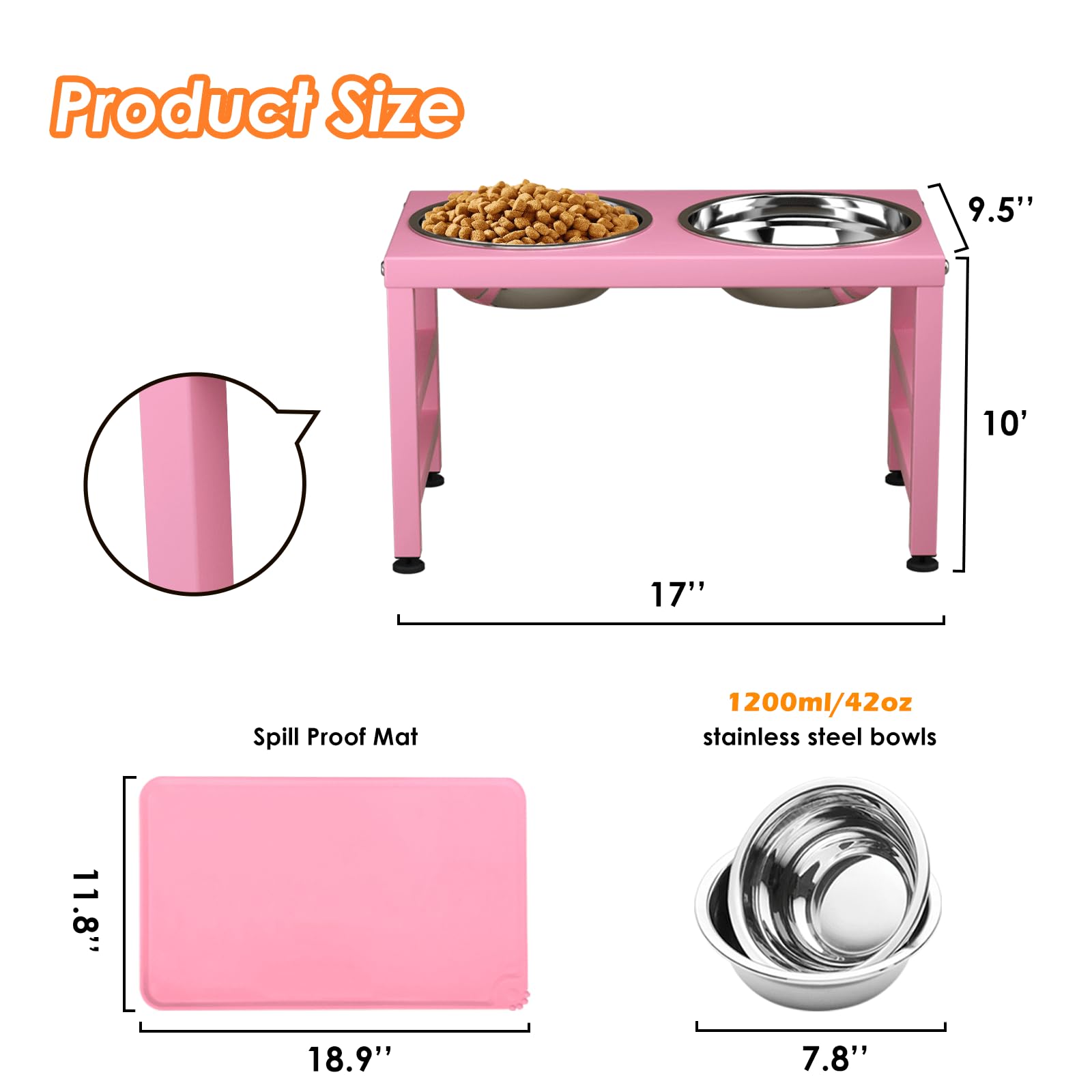 ADENGL rust-proof steel construction ensures long-lasting stability and use.