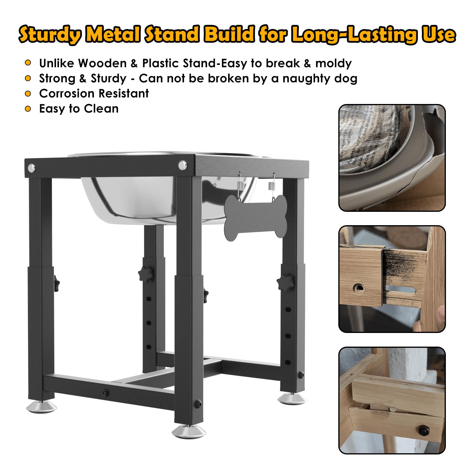 ADENGL spill-proof non-slip mat keeps mess contained.