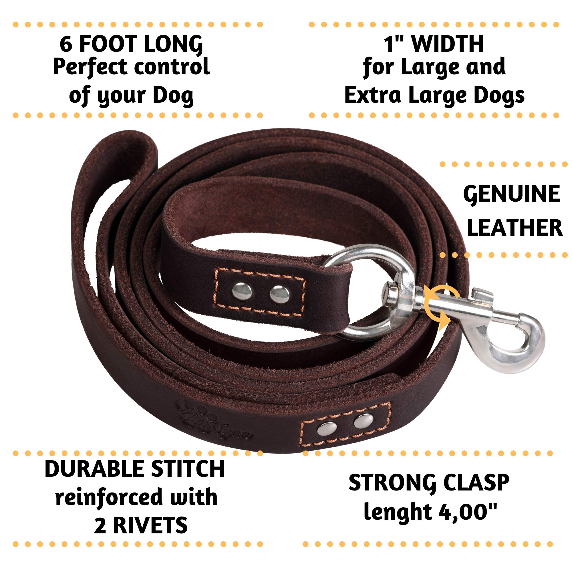 ADITYNA 360-degree stainless clasp secures pulls safely during training