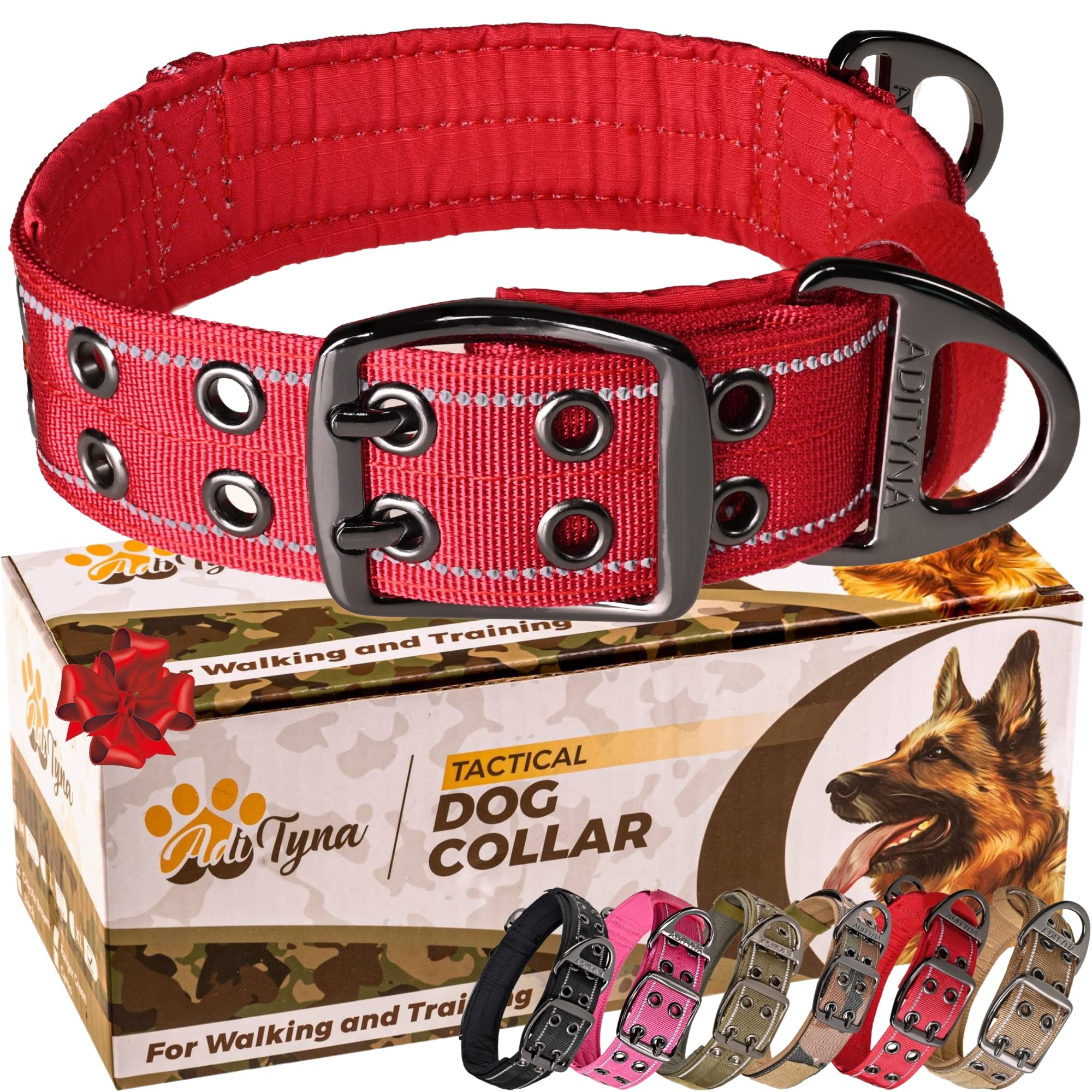 ADITYNA adjustable collar fits 18-23 inches for various large breeds