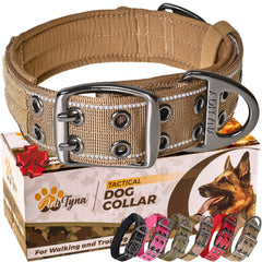ADITYNA heavy-duty dog collar with handle for confident training