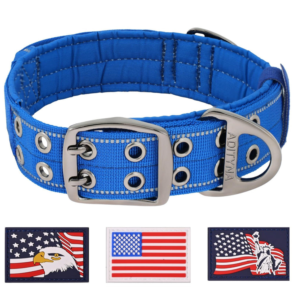 ADITYNA heavy-duty dog collar with handle for confident control during walks