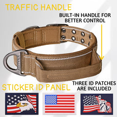 ADITYNA medium dog collar fits necks 15–19 inches for a wide range