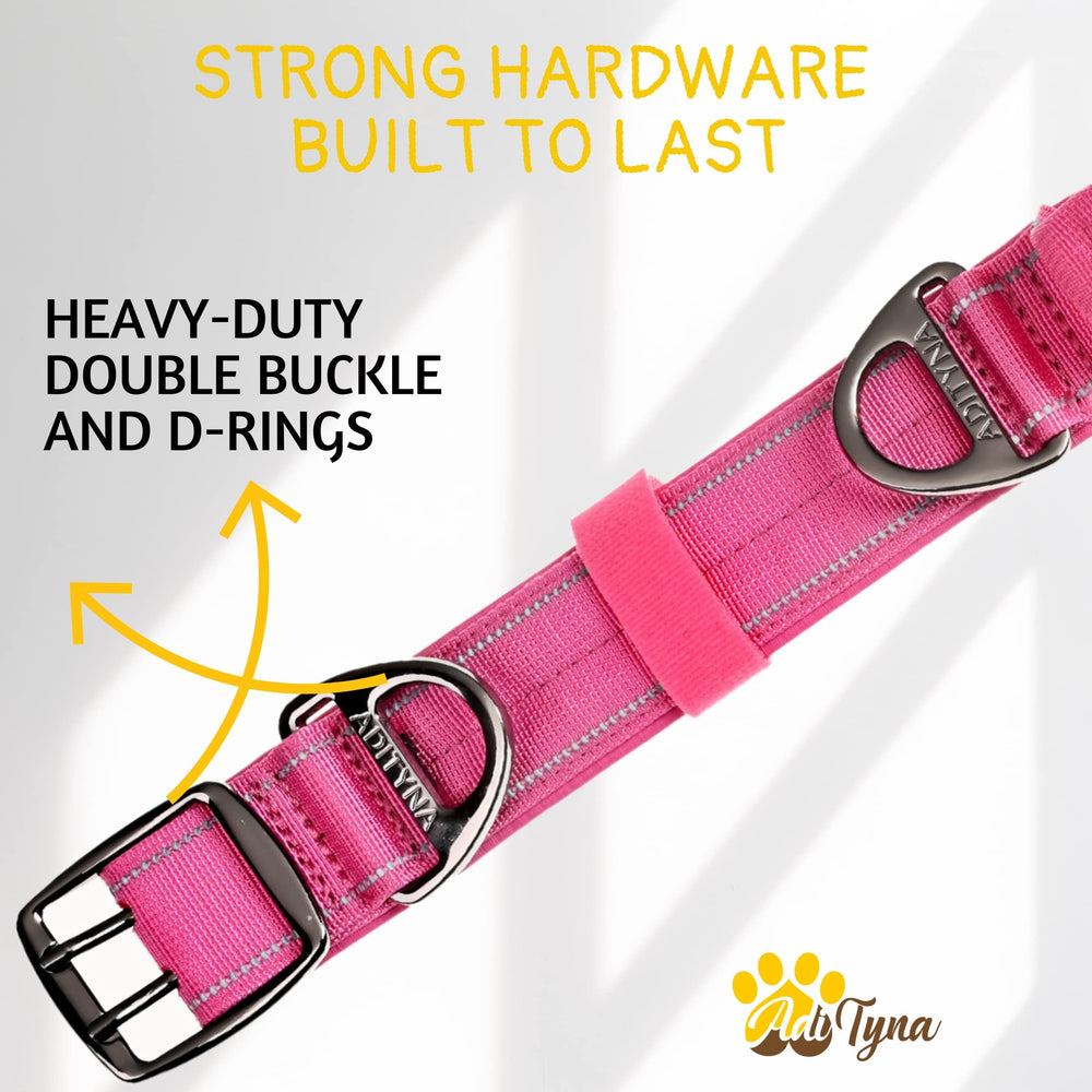 ADITYNA weather-resistant dog collar suitable for outdoor adventures