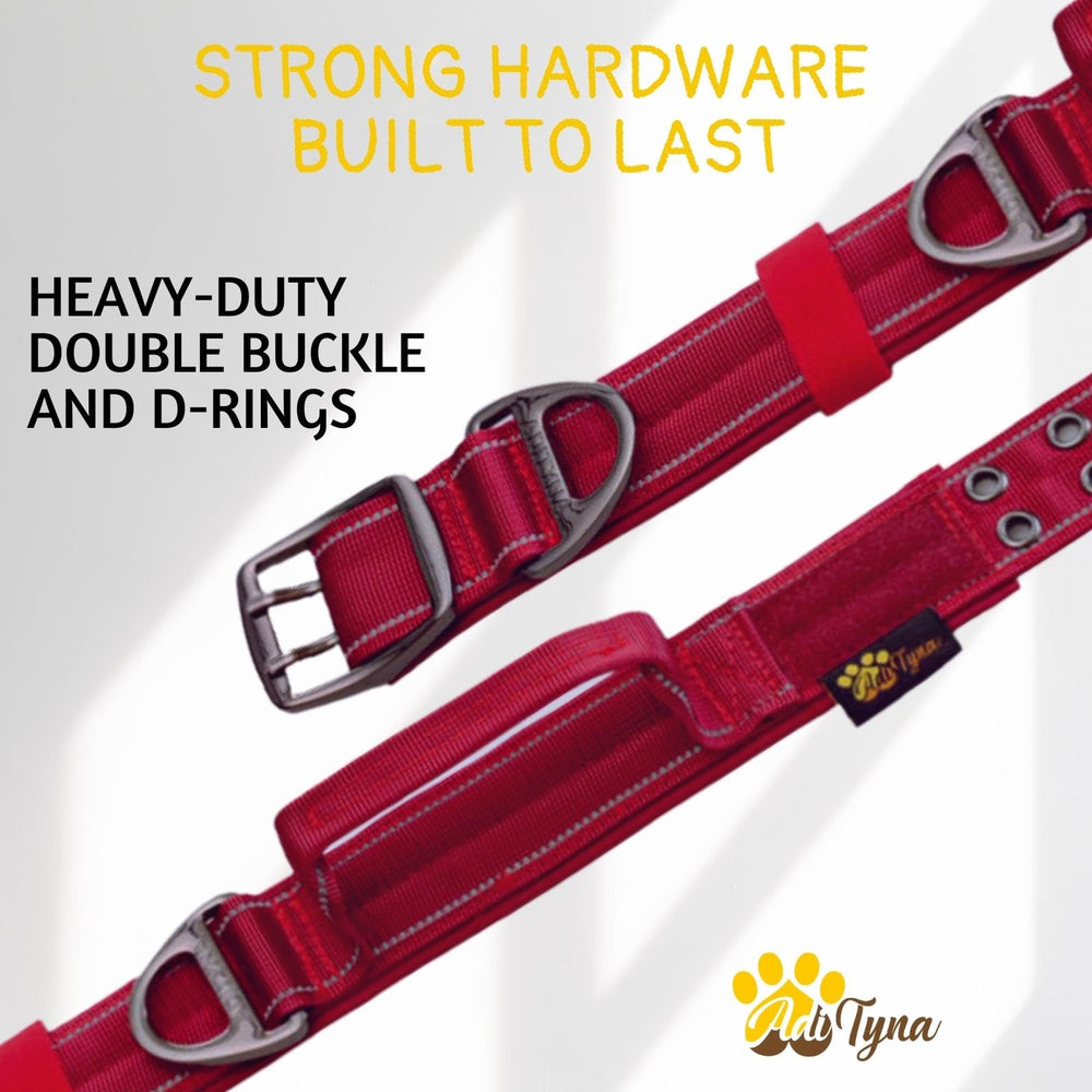 ADITYNA weather-resistant nylon collar built for outdoor use