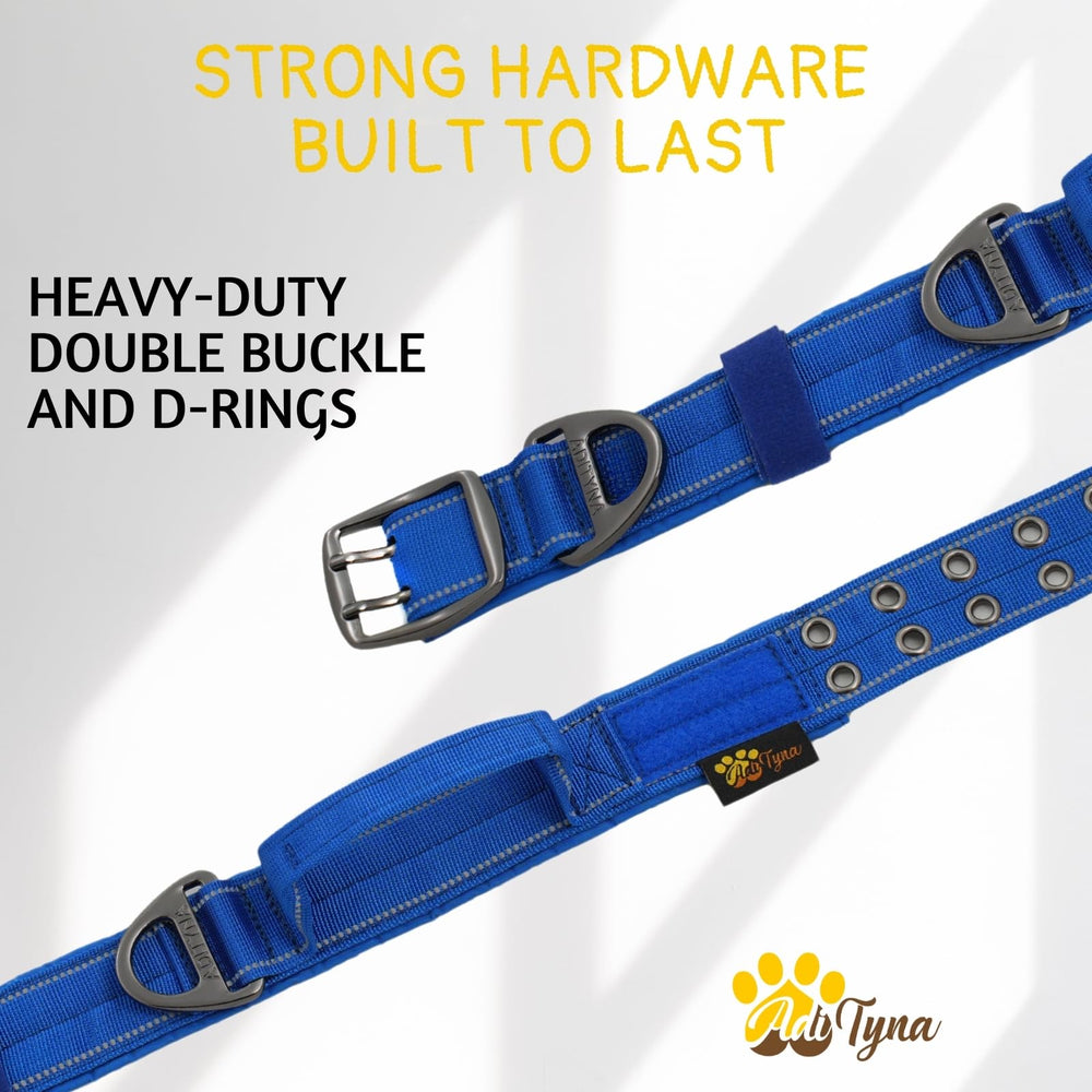 ADITYNA wide design suits large breeds with sturdy support during training and walks
