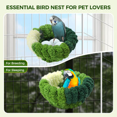 Admaison green nesting design mimics natural shelter to attract nesting birds