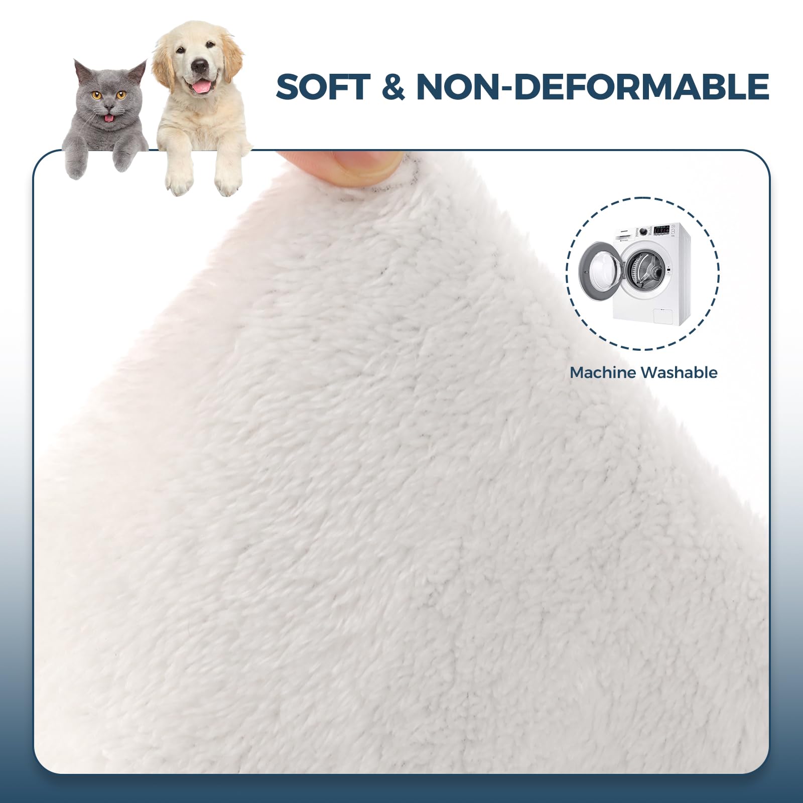 Admaison soft linen and plush mix creates a breathable nap spot.