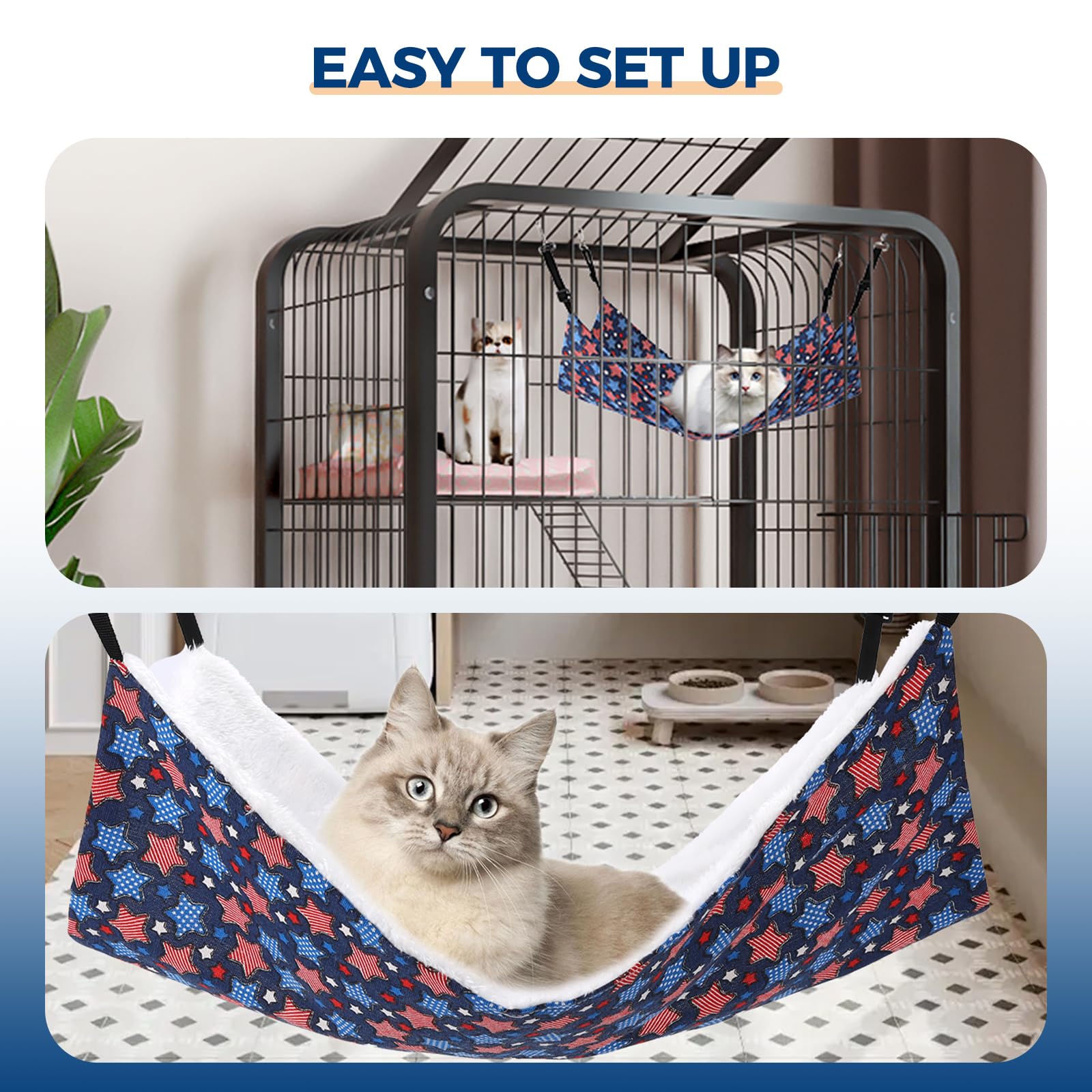 Admaison cage installation friendly design for quick setup.