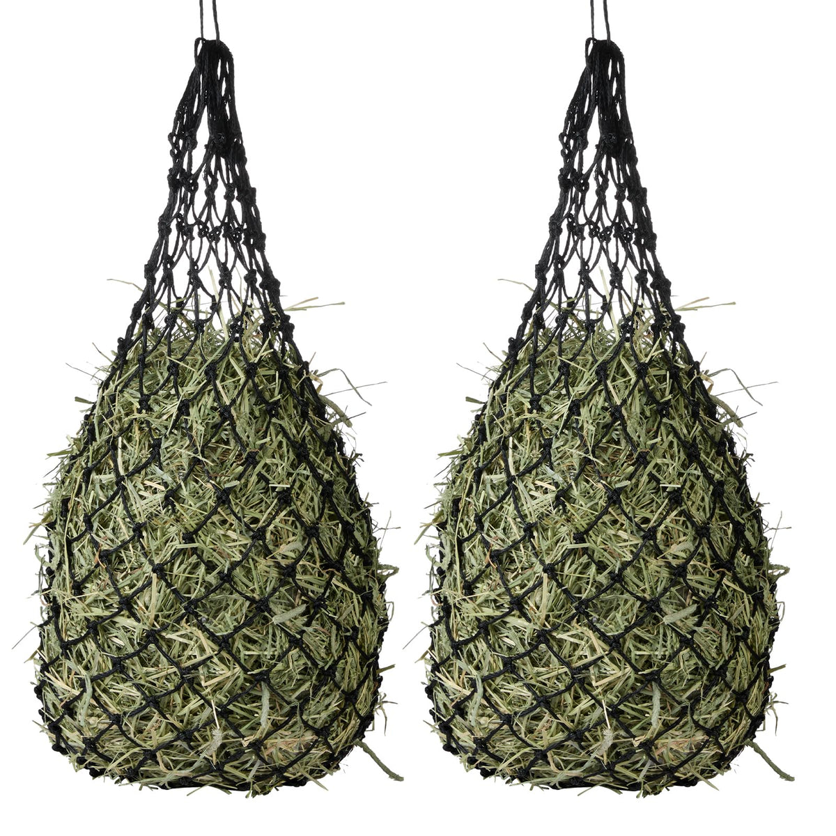 ADOEIAK hay bag front view shows durable build for long-lasting stall use