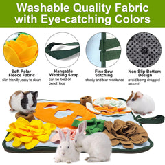 Adpartner Soft Polar Fleece Material offers cozy, durable play for small pets.