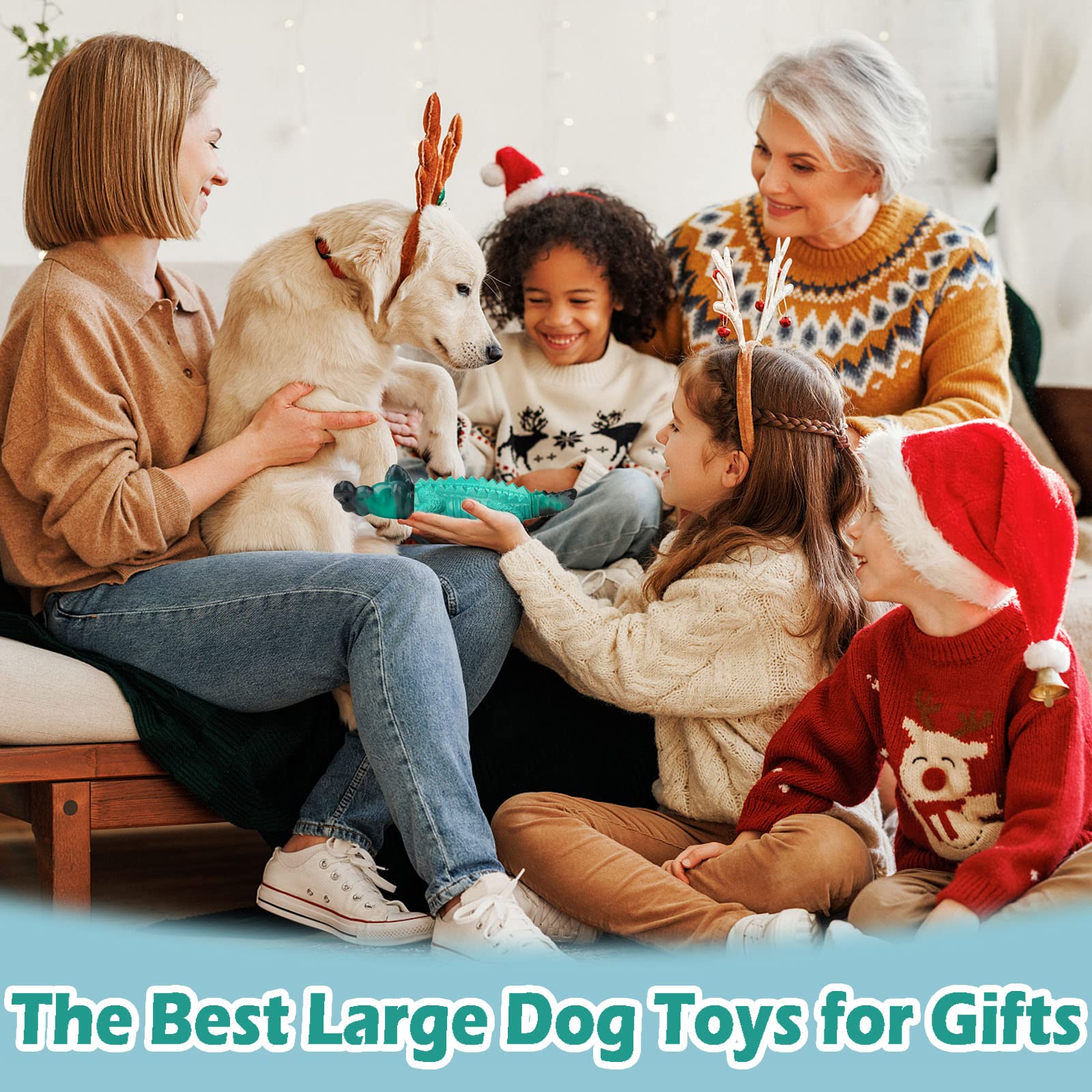 ADSDIA durable chew toy helps reduce boredom during solo play.