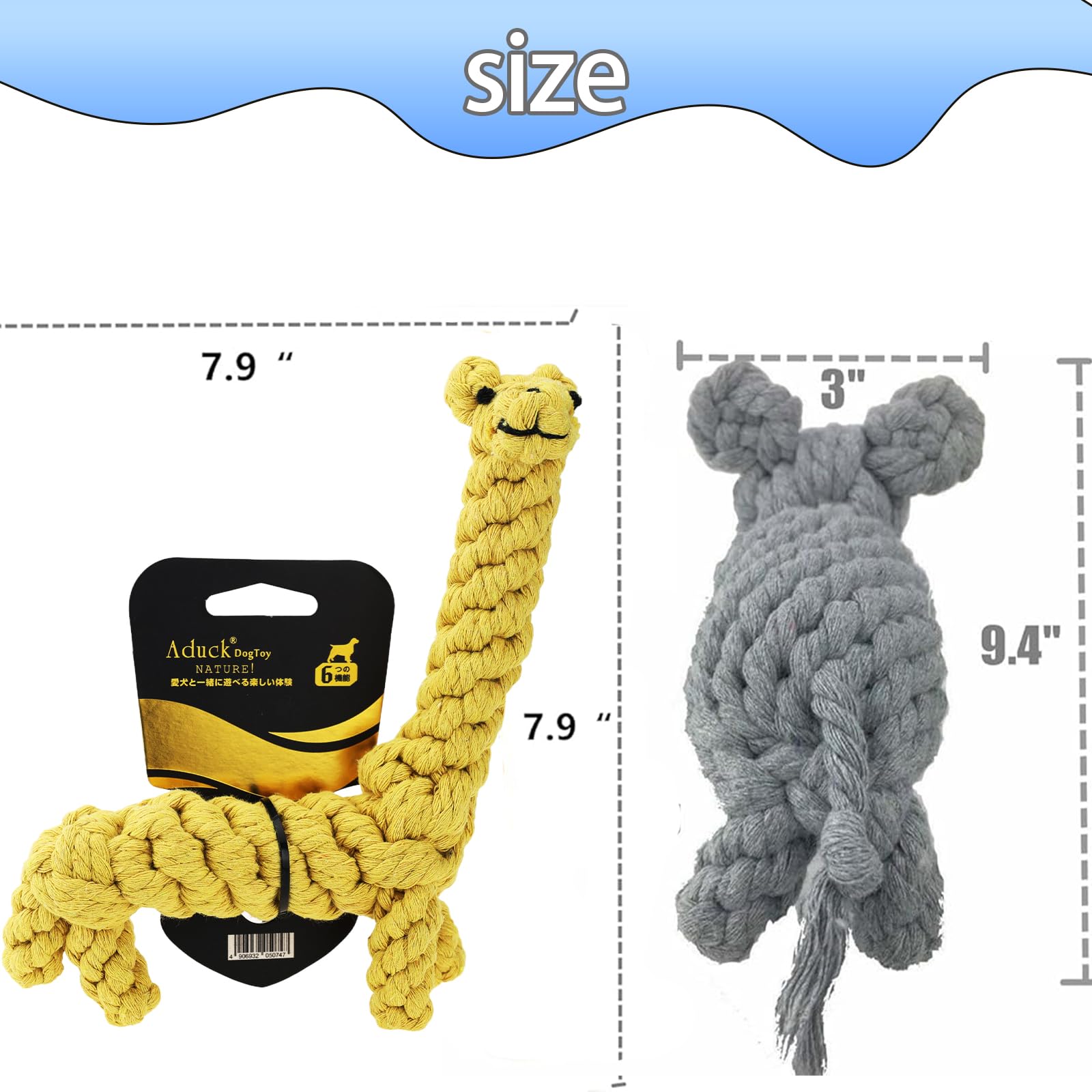 ADUCK puppy training reward rope toy encourages positive behavior during training.