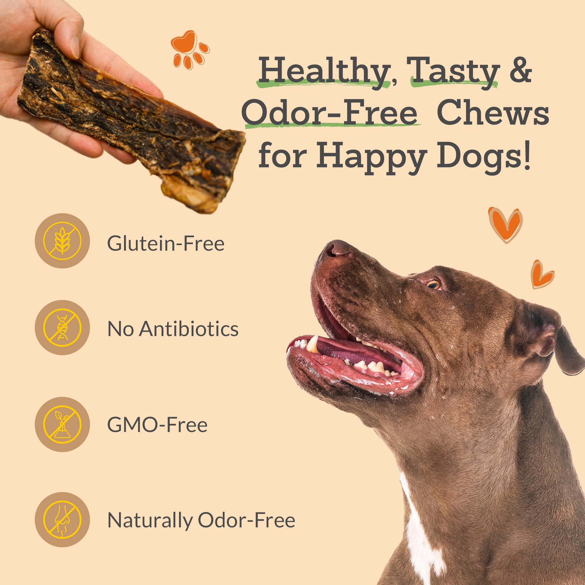 Chewy buffalo jerky supports dental-friendly chewing from Advance Pet Products