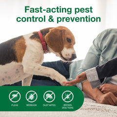 Spot spray for furniture application to reduce fleas in living areas.