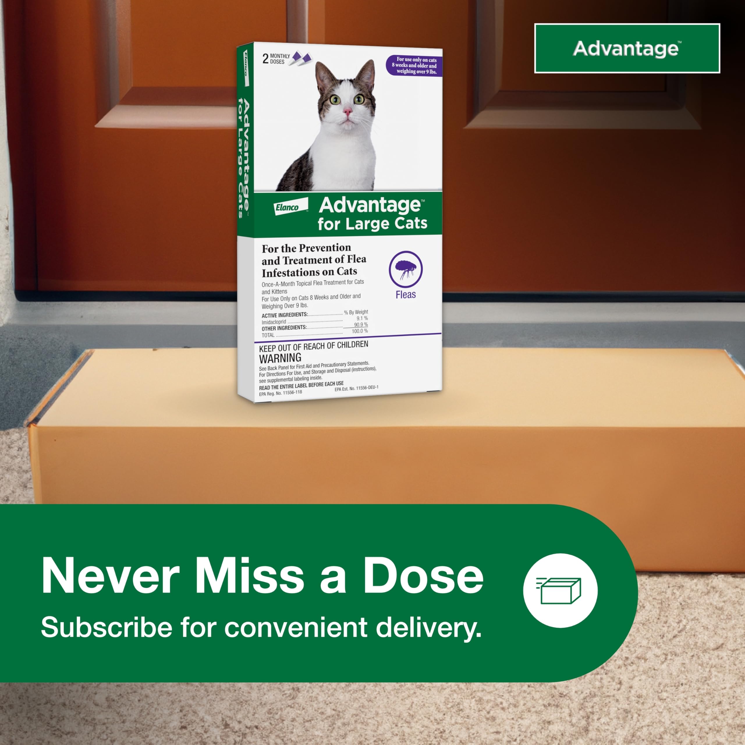 Trusted Advantage brand with over 20 years in pet care.