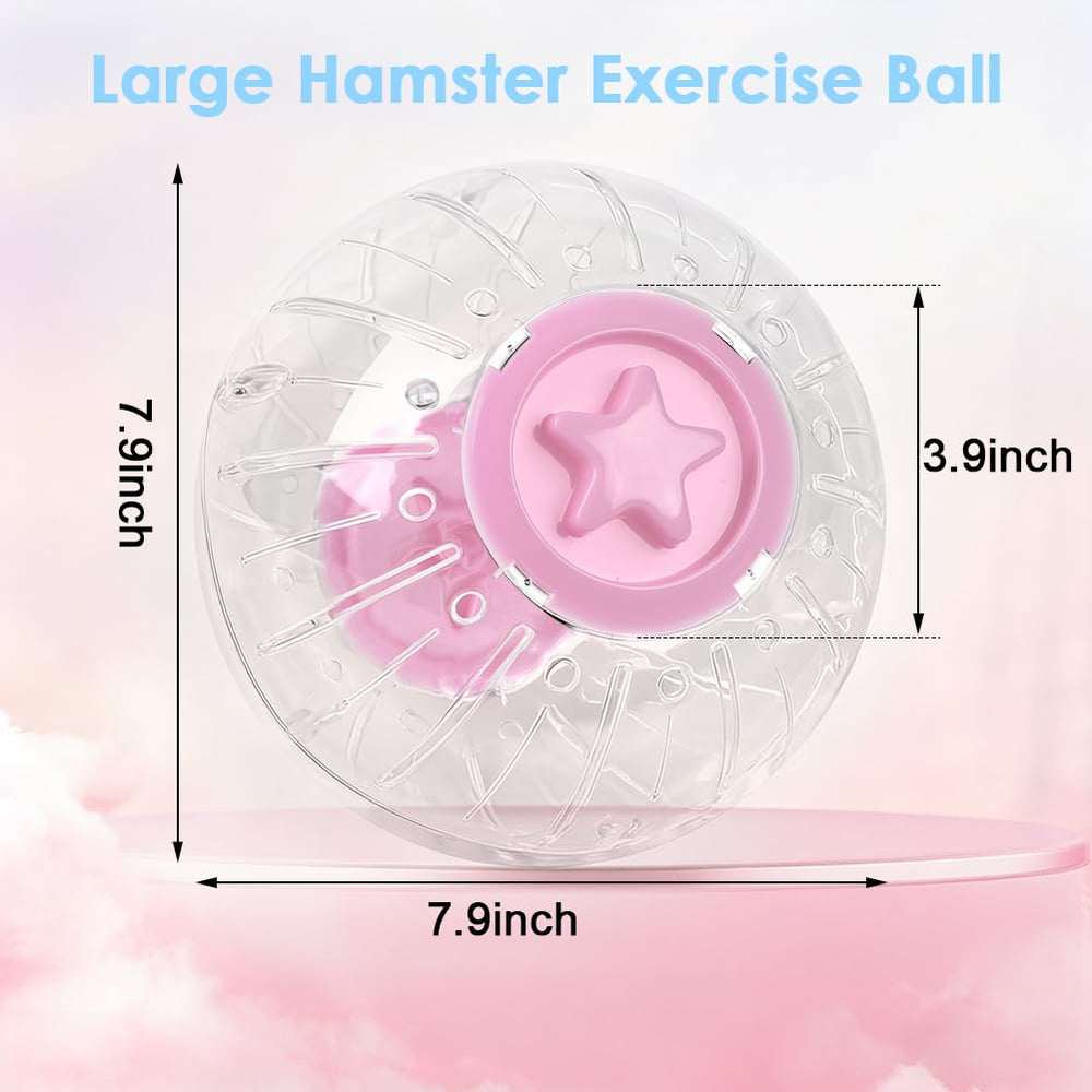 Advantez crystal-clear 7.9-inch ball offers clear visibility during exercise.