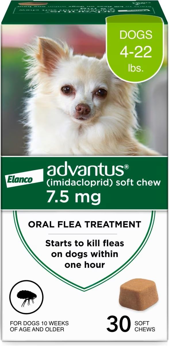 Advantus dog fast-acting chew delivers quick flea relief within one hour