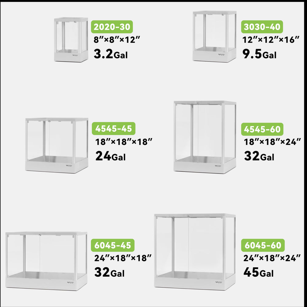 ADVINCI Reptile Terrarium detachable base for hassle-free cleaning