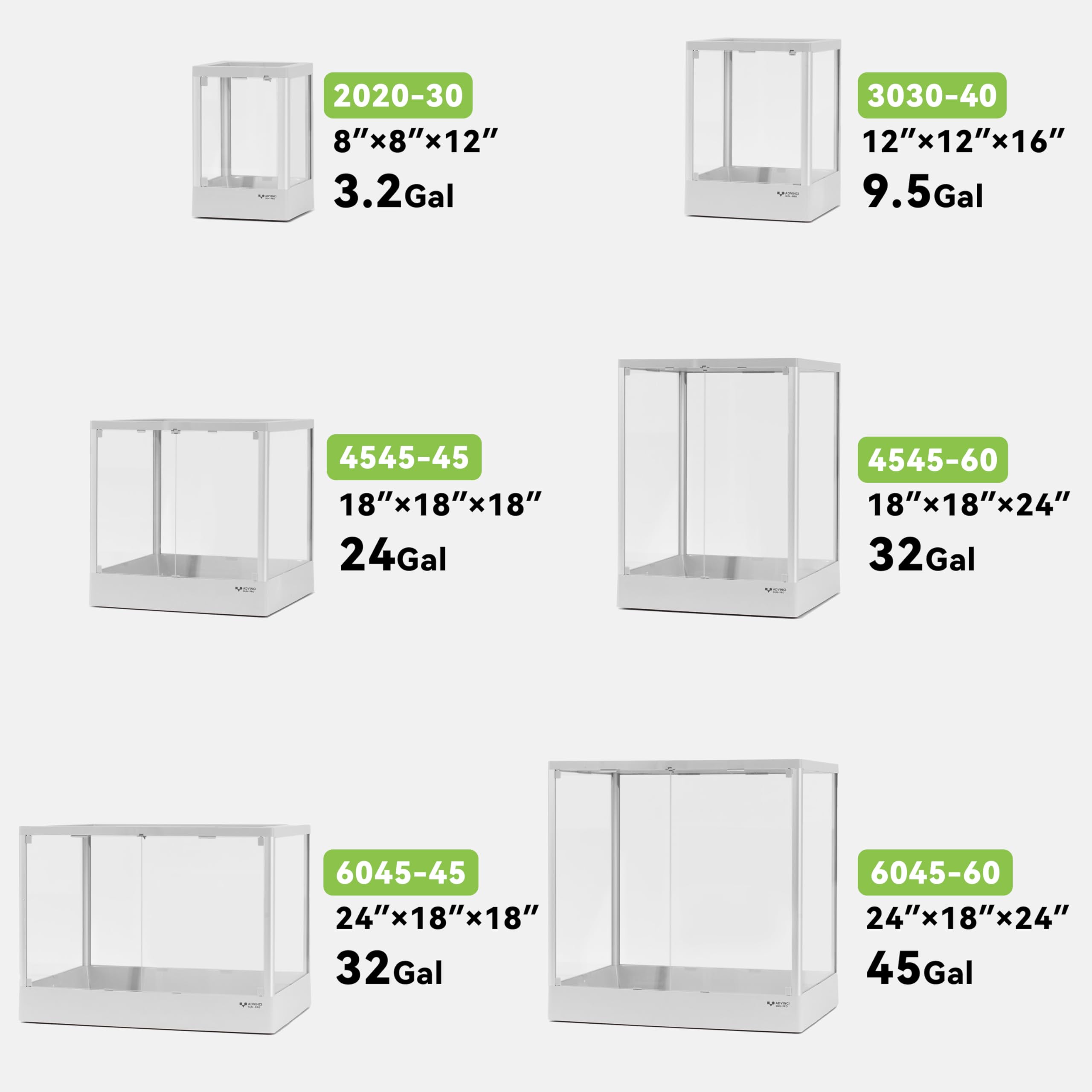ADVINCI Reptile Terrarium illustrates integrated heating and ventilation layout.