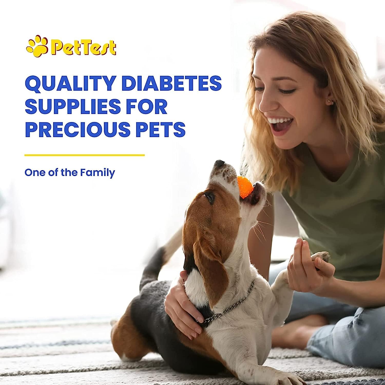 Advocate PetTest one-hand injection grip enables calmer routine care.
