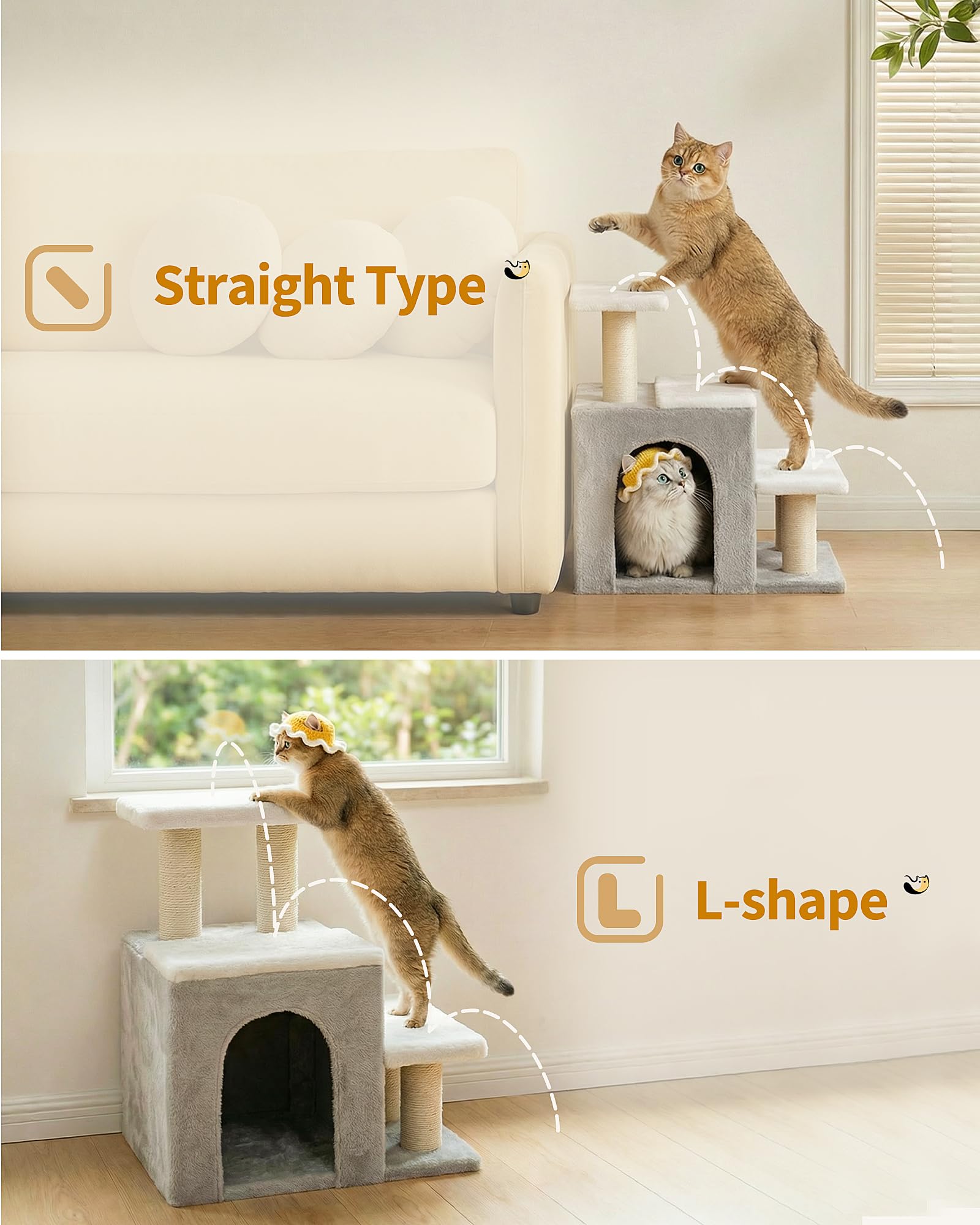 Aechonow condo topper provides a cozy resting nook for pets.