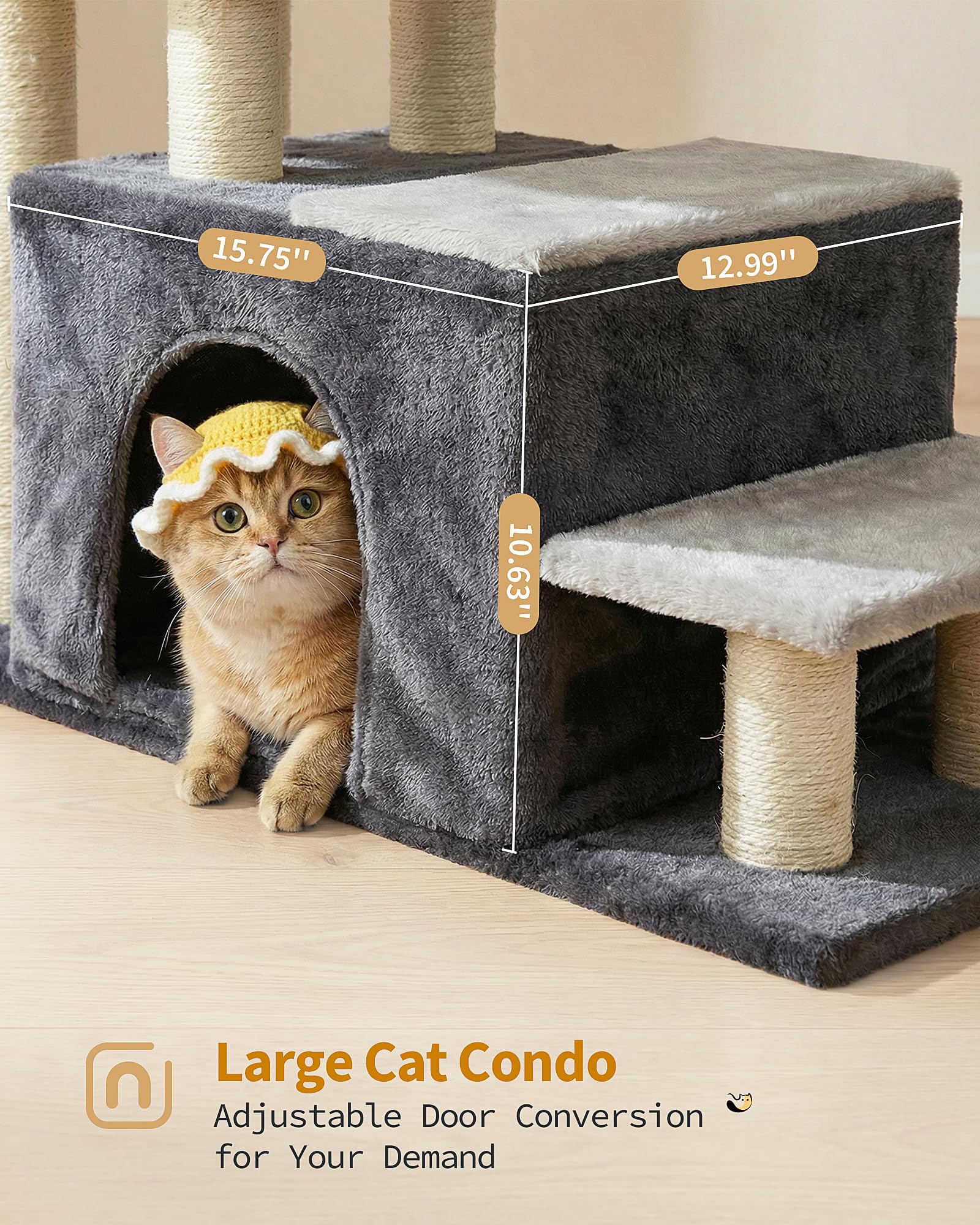 Aechonow no-tools quick setup and cat-safe materials for easy assembly