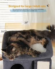 Aechonow cat tree sisal post guarding furniture with durable scratching