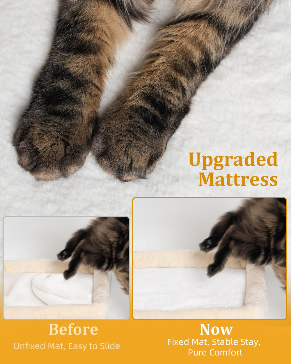 Aechonow cat tree soft removable cushions for easy cleaning and plush comfort.