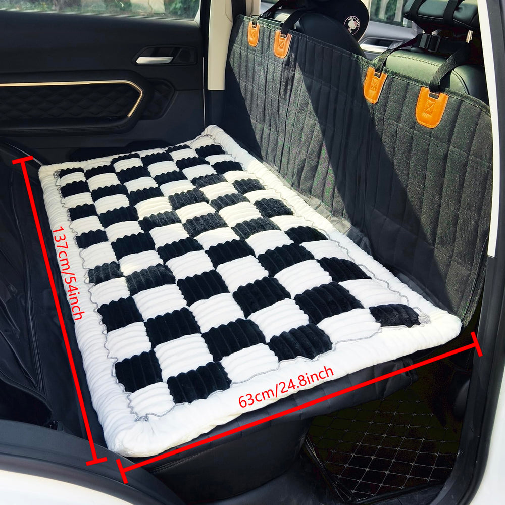 Deluxe dog seat cover from AEEISHOMEREFORM protects car seats during travel