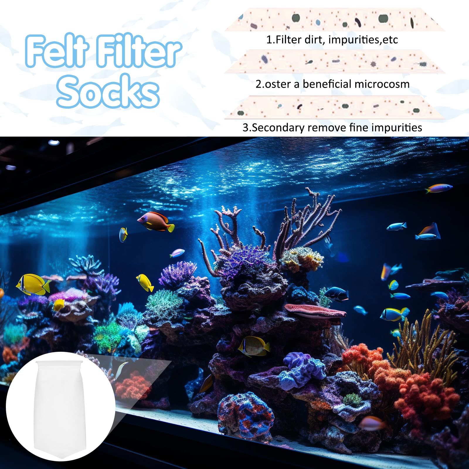 Aemygo 300 micron filtration captures debris and sand efficiently