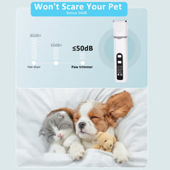 Aenncci 4in1 dog clippers ears trim for safe grooming