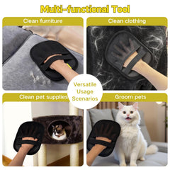 Aeriphyta glove with large surface area covers more area per swipe.