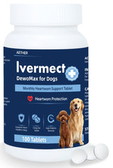 AETHER Young Heart tablets bottle supports daily heart health for dogs.