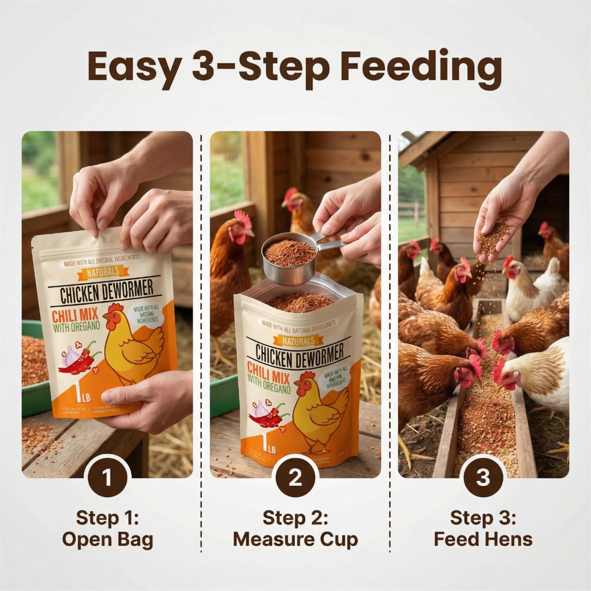 Aevezom Naturals poultry health cue showing digestive well-being in flock.