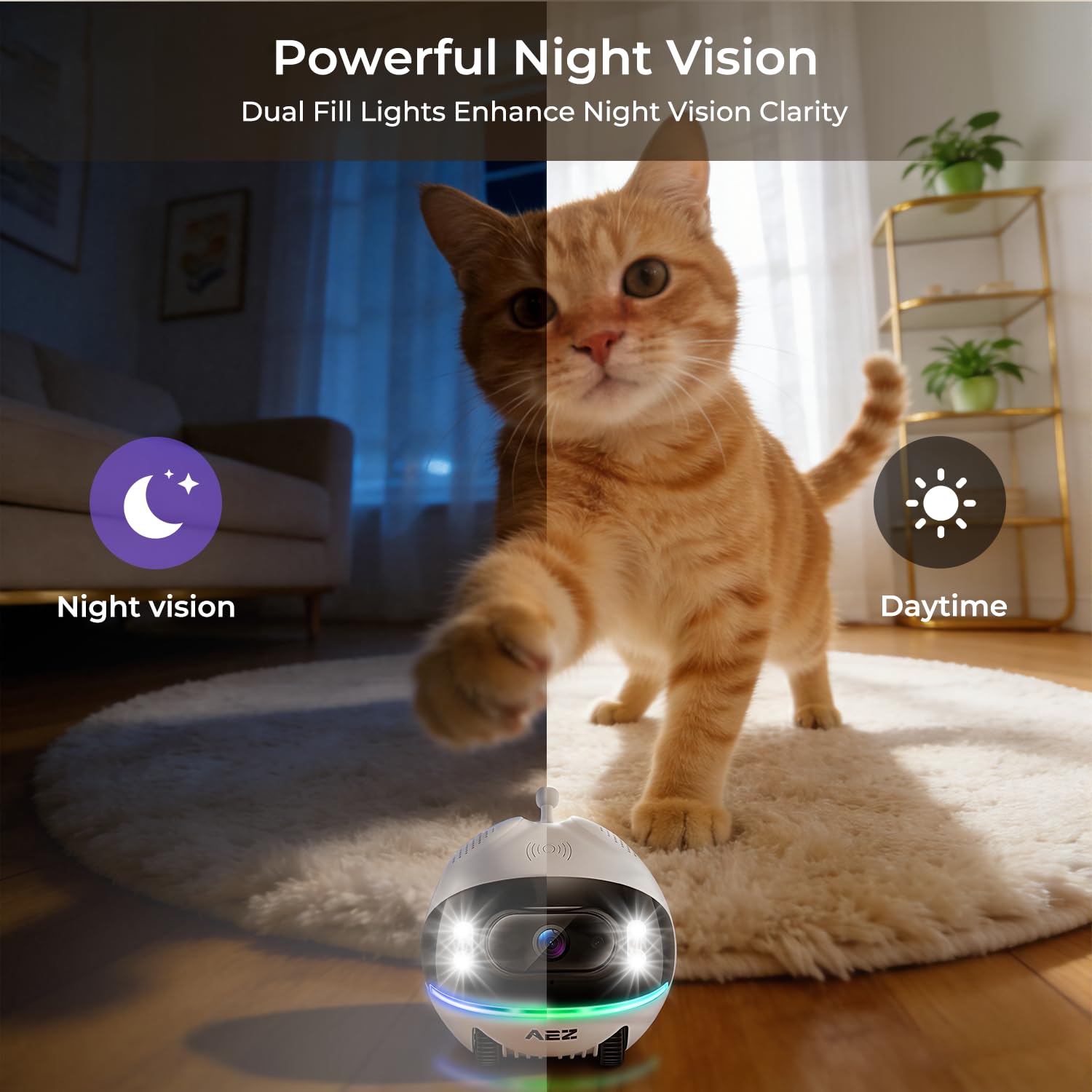 AEZ infrared night vision delivers clear images in low light