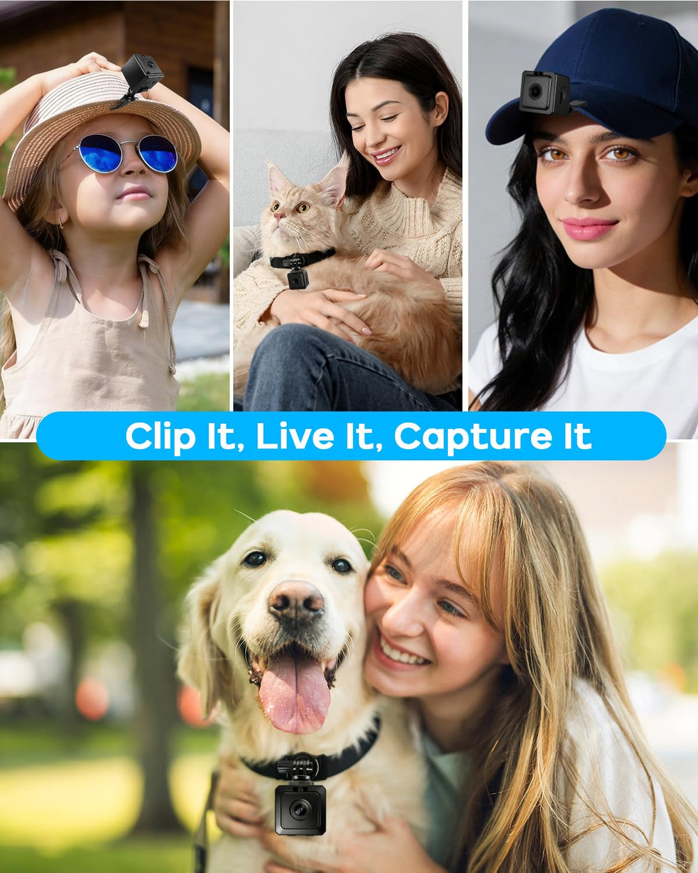 AEZ Pet Camera Collar app control enables live preview and quick video downloads.