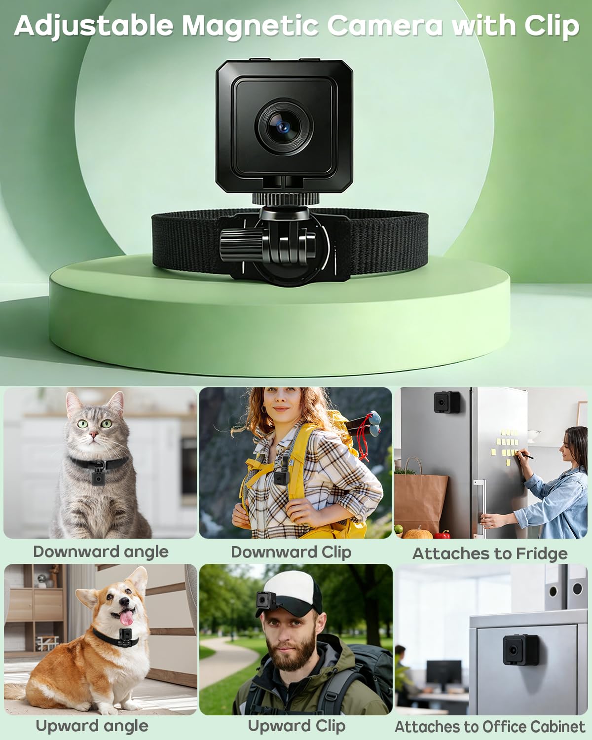 AEZ Pet Camera Collar is lightweight at 38g for pet comfort.