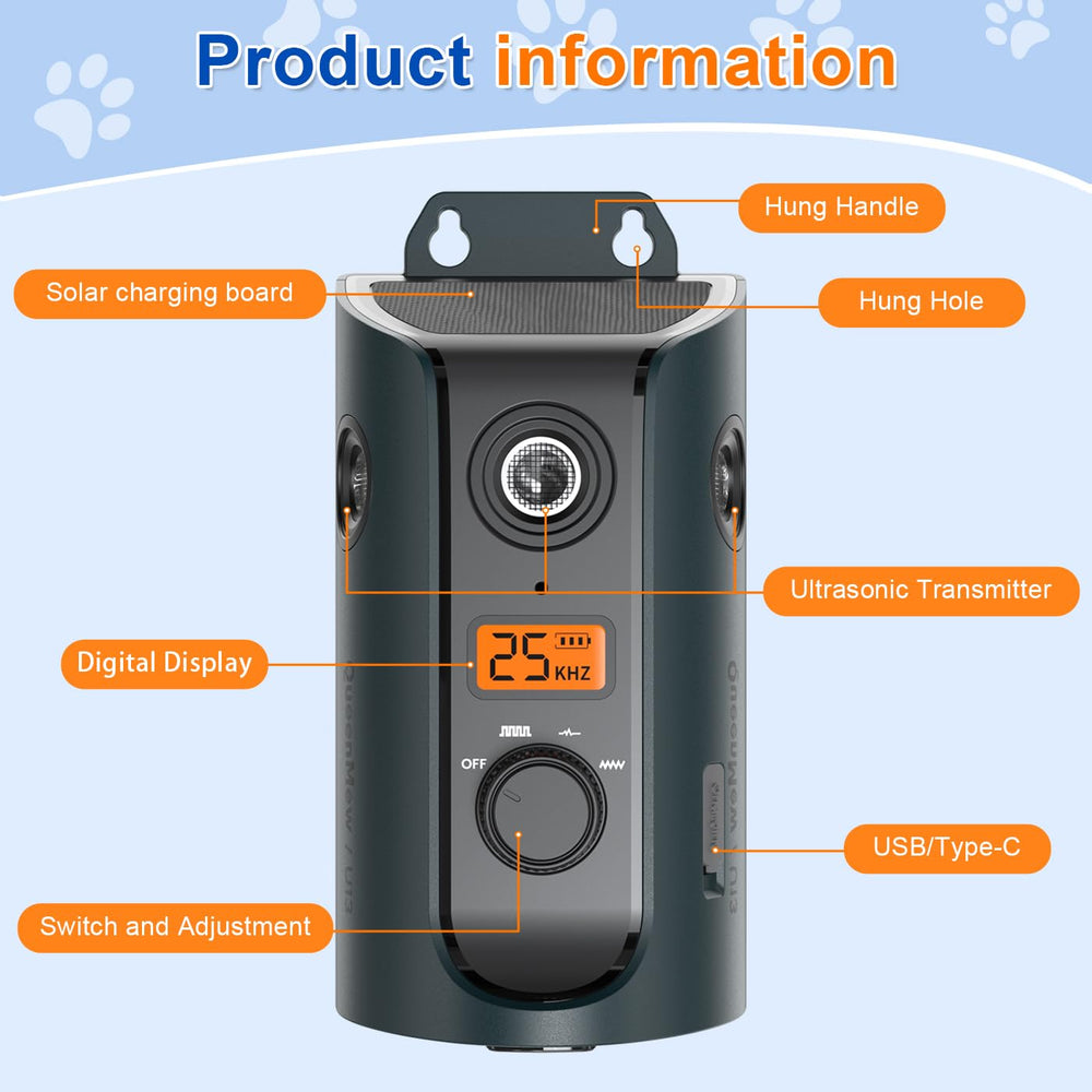 AFDLLDQM IPX4 weatherproof bark box performs in rain or snow