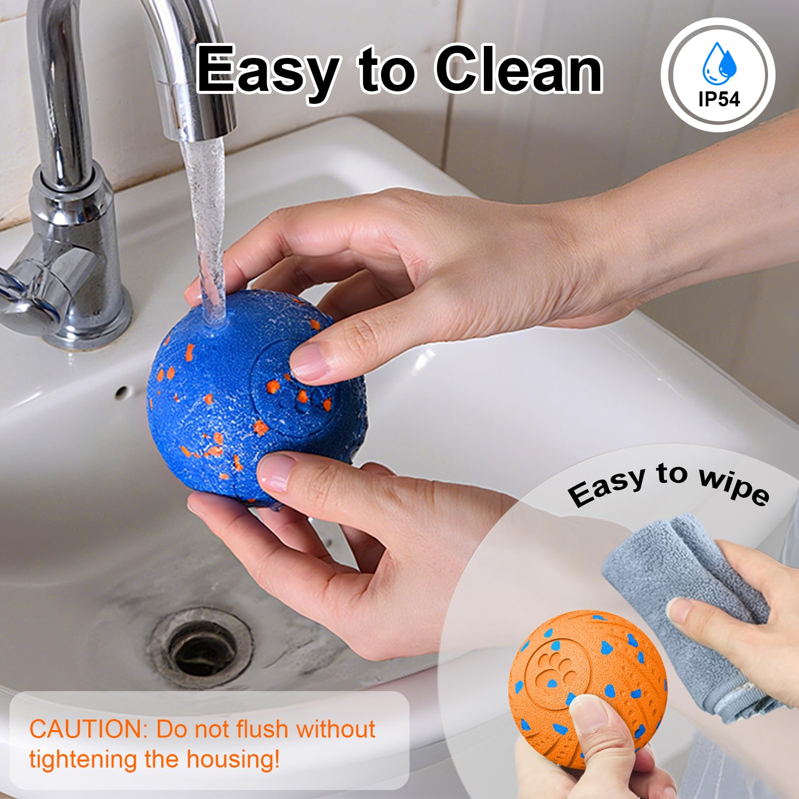 Affiuya ball motion sensor pauses play after activity for safety.