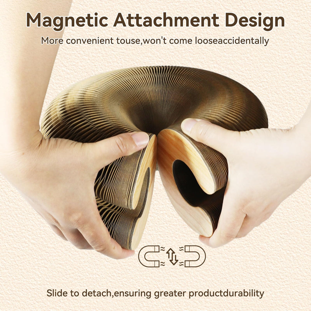 Affiuya Magic Organ Scratcher magnets secure panels during active sessions.