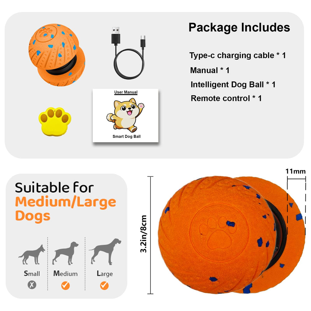 Affiuya orange interactive toy suitable for indoor and outdoor fun.