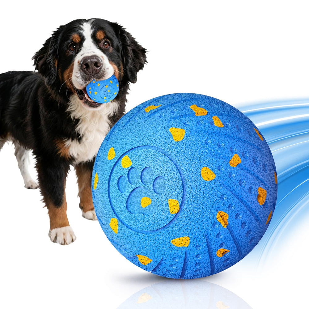 Affiuya Smart Dog Ball auto-bounce in blue for interactive play.